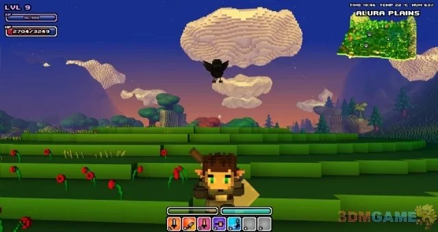《我的世界》战斗版!《Cube World》复古画面截图