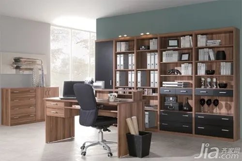 整体书柜效果图欣赏 整体书柜效果图解析