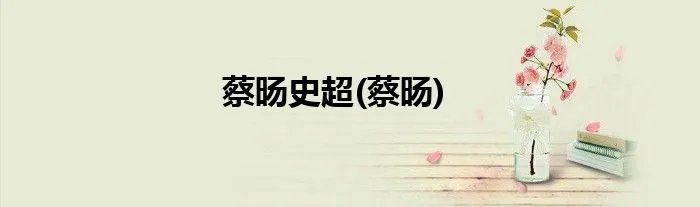 蔡旸史超(蔡旸)