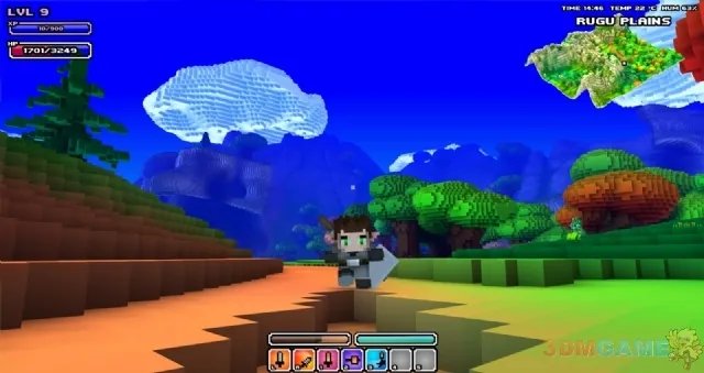 《我的世界》战斗版!《Cube World》复古画面截图