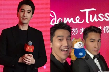 赵又廷蜡像在上海揭幕 和本人宛如双胞胎一样