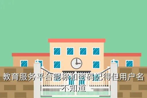 内蒙古中小学教师双语服务平台,教育服务平台昵称和密码记得但用户名不知道