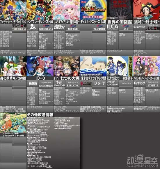 2017年4月新番一览表最终版 61部动画登场超期待