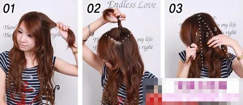 韩式麻花辫发型扎法