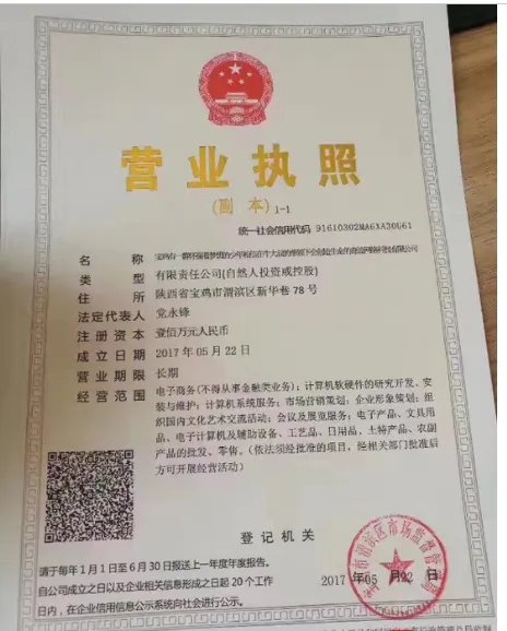 宝鸡有一群怀揣着梦想的少年是什么公司？