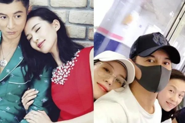 隆诗夫妇罕见自拍很是甜蜜  刘诗诗靠肩甜笑美极了