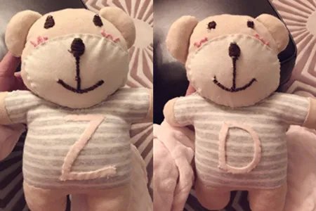 谢娜做娃娃赠好友 是心灵手巧的孕妈没错了