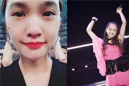 杨丞琳晒大阪追星照 微博分享自拍向粉丝致谢