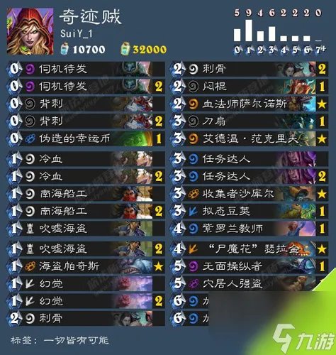 炉石传说安戈洛奇迹贼卡组推荐创造奇迹轻松上传说