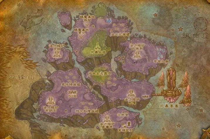 魔兽世界怀旧服虚空风暴52区在哪