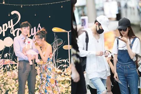 曝付辛博颖儿请柬 小月亮百日宴现场图曝光