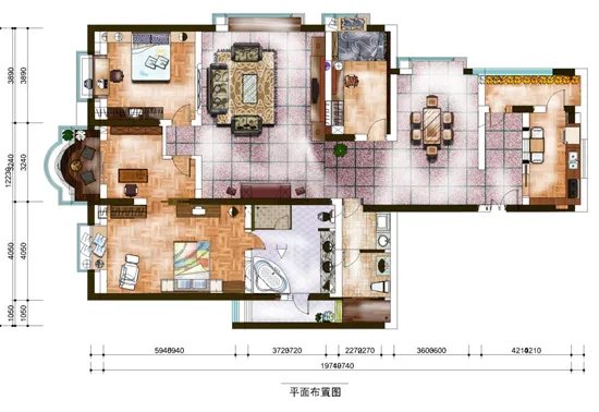 男子手绘踩点地图，这手艺用在装修设计上多好