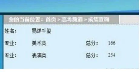 易烊千玺被曝光的联考成绩如何？