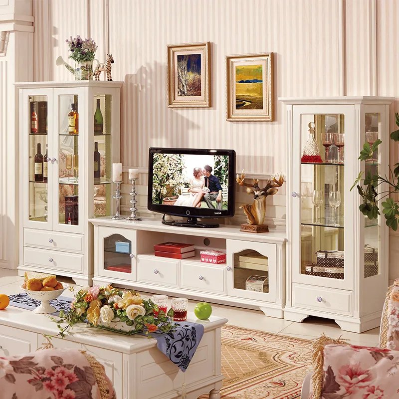 韩式田园电视柜，打开了我对传统电视柜的看法！