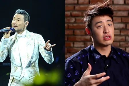 潘玮柏张学友合影 两人打扮帅气笑容满面