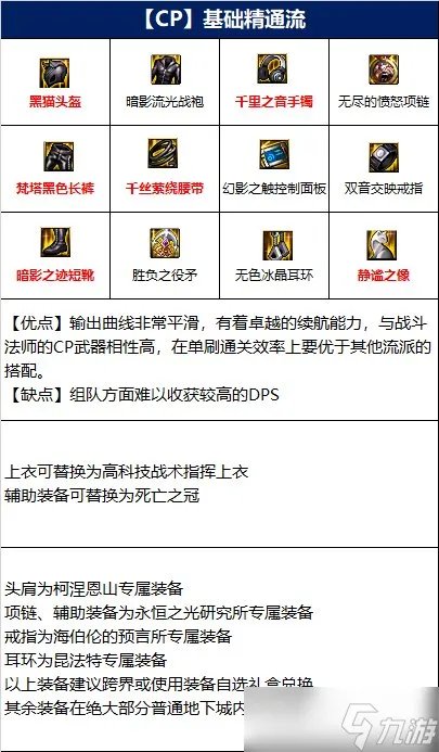 《DNF》战斗法师110级装备搭配详解