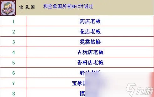 梦幻西游npc成就攻略